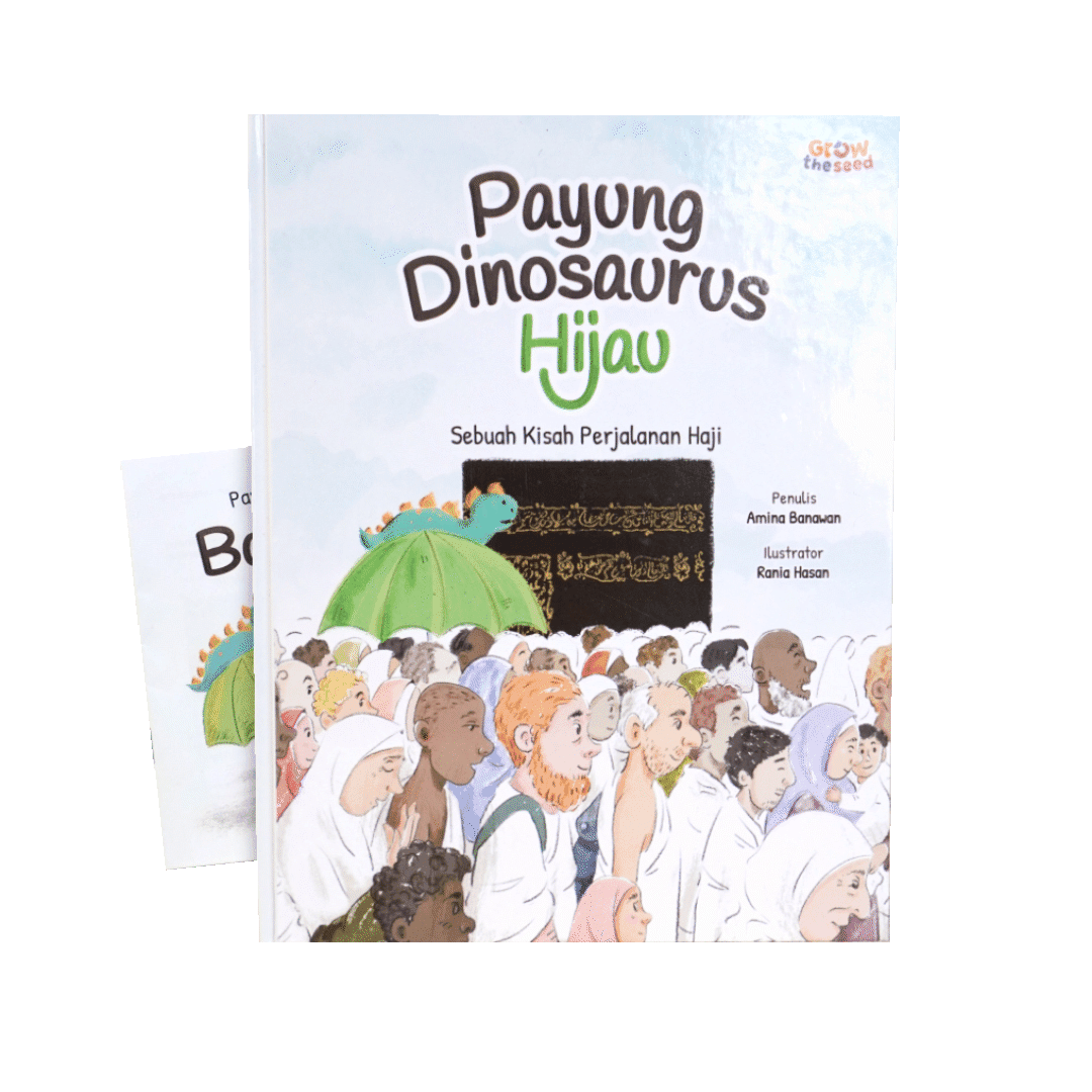 Payung Dinosaurus Hijau